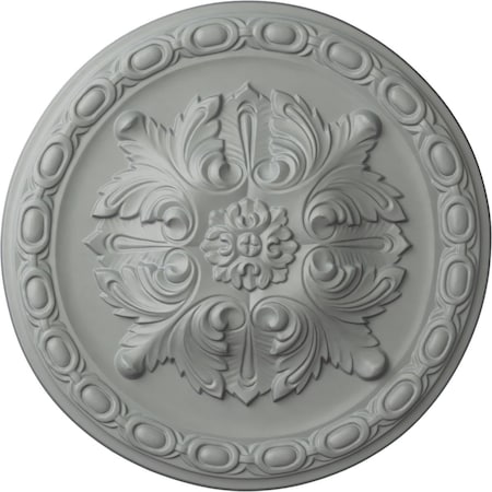 Ekena Millwork Stockport Ceiling Medallion, 11 3/4"OD x 3/8"P CM12ST